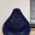 Buy Furnifix Bliss Navy Blue Bean Bag with Beans BB20 - Furnifix
