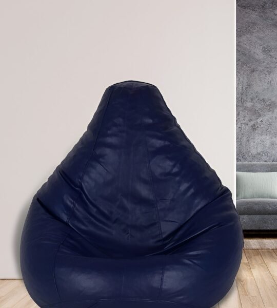 Buy Furnifix Bliss Navy Blue Bean Bag with Beans BB20 - Furnifix