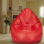 Buy Furnifix Serenity Navy Red Bean Bag with Beans BB21 - Furnifix