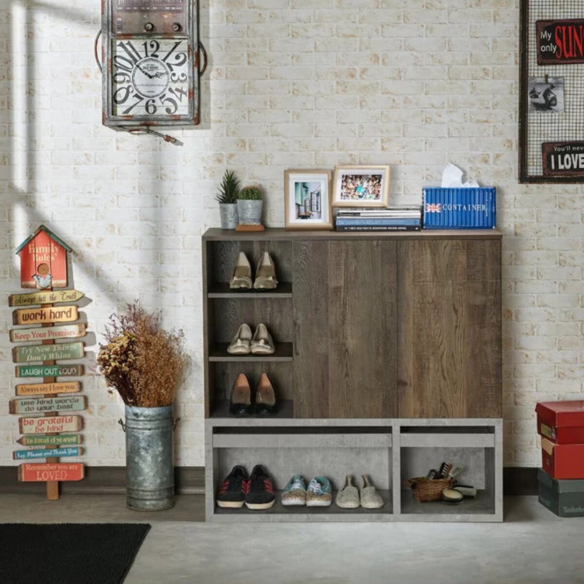 Buy Furnifix Wooden Shoe Rack WR 22 - Furnifix