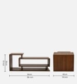 Buy Furnifix Wooden Coffee Table For Living Room WCT 06 - Furnifix