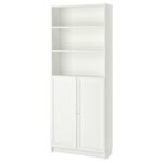 Furnifix Wooden Bookshelf with Door WBD 01 (White)